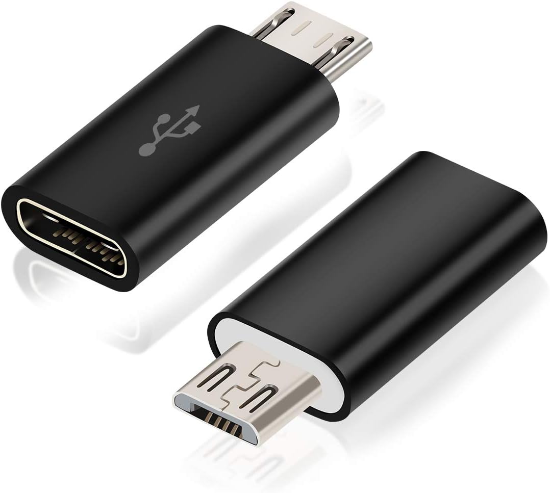 (Paquet de 2) Connecteur adaptateur Lightning femelle vers micro USB mâle (Paquet de 2) Connecteur adaptateur Lightning femelle vers micro USB mâle